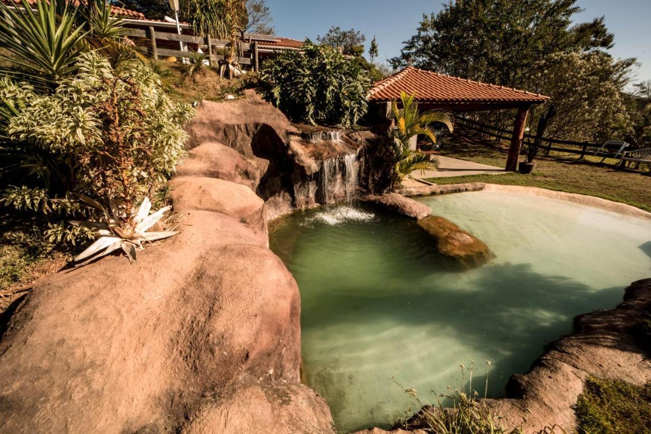 Casa De Campo Com Piscina Cascata Artificial Sao Lourenco  Bagian luar foto